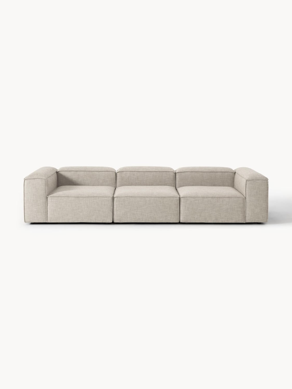 Lennon Modular Sofa (4-seater) in Linen Blend — Oatmeal