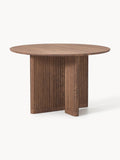 Jolka Round Dining Table in Oak, Ø 120 cm — Brown