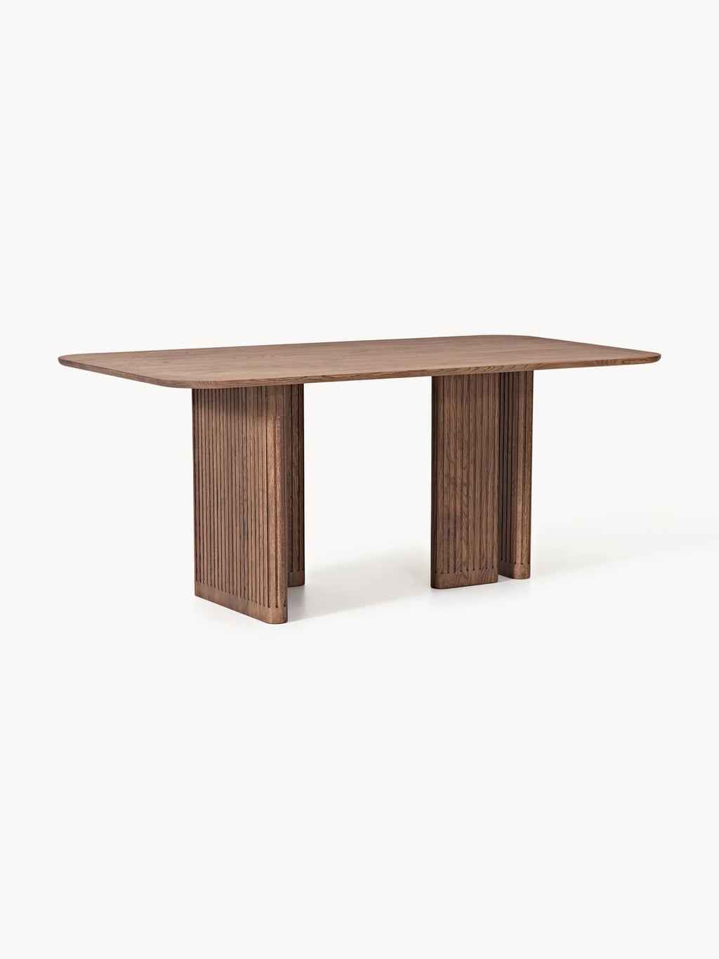 Jolka Dining Table in Oak, in various sizes — Taupe
