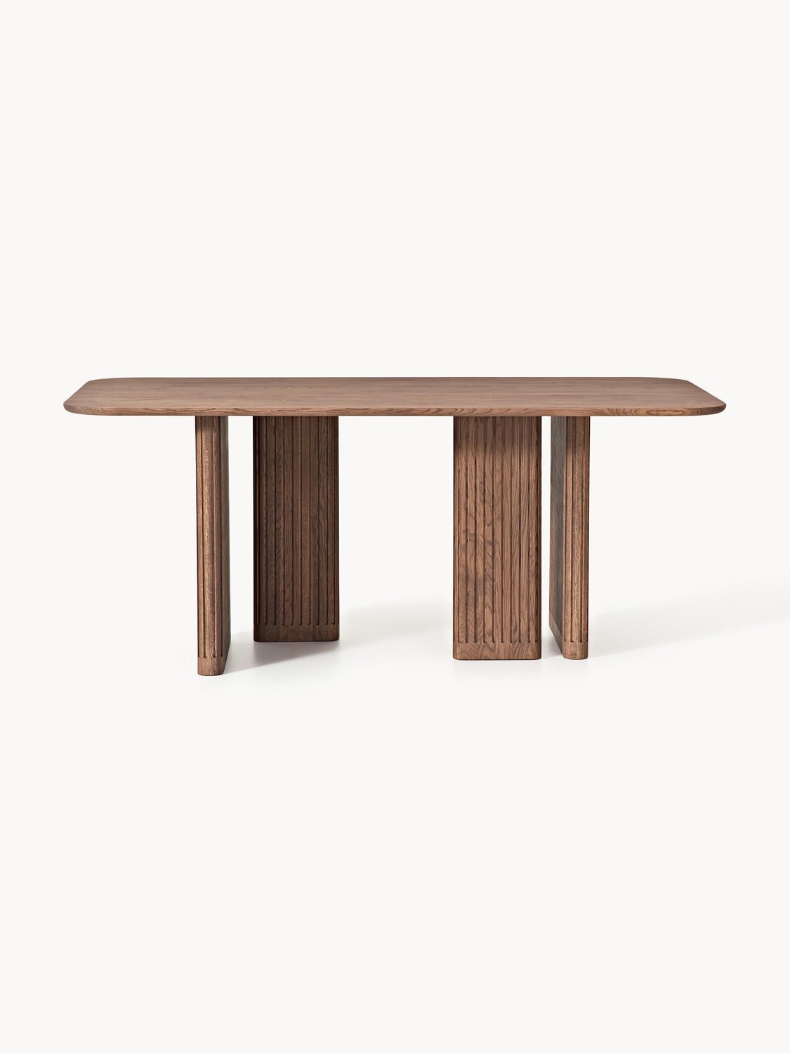 Jolka Dining Table in Oak, in various sizes — Taupe