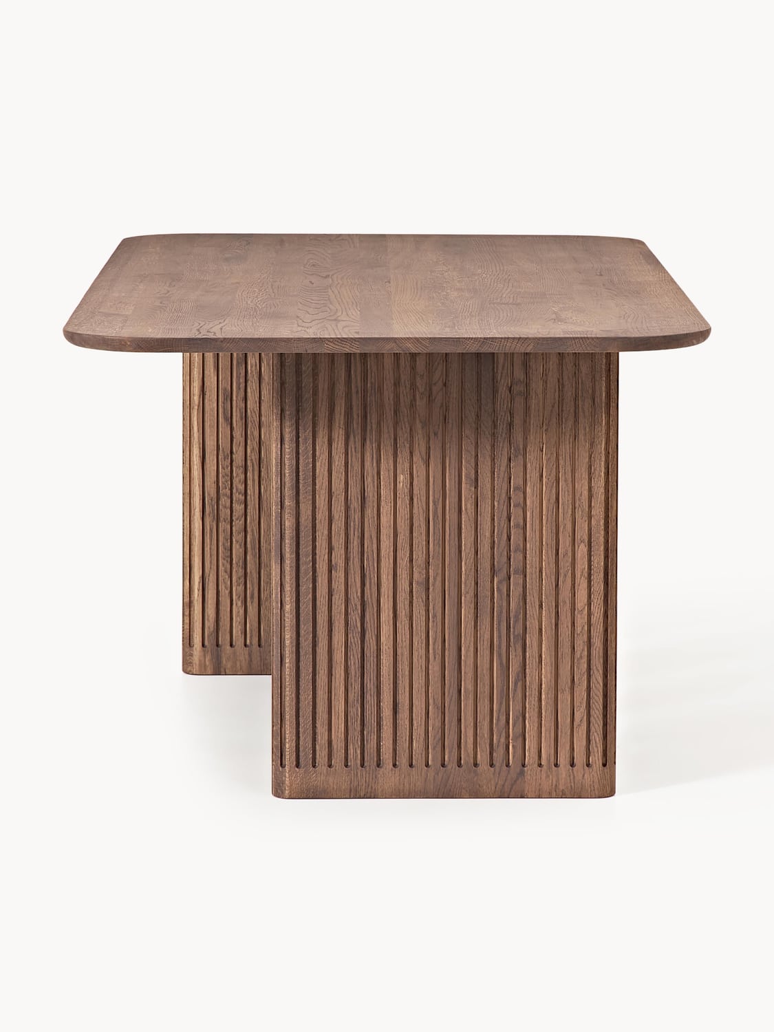 Jolka Dining Table in Oak, in various sizes — Taupe