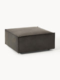 Lennon Sofa Ottoman in Leather — Anthracite