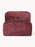 Wolke Teddy Bouclé Middle Module — Burgundy