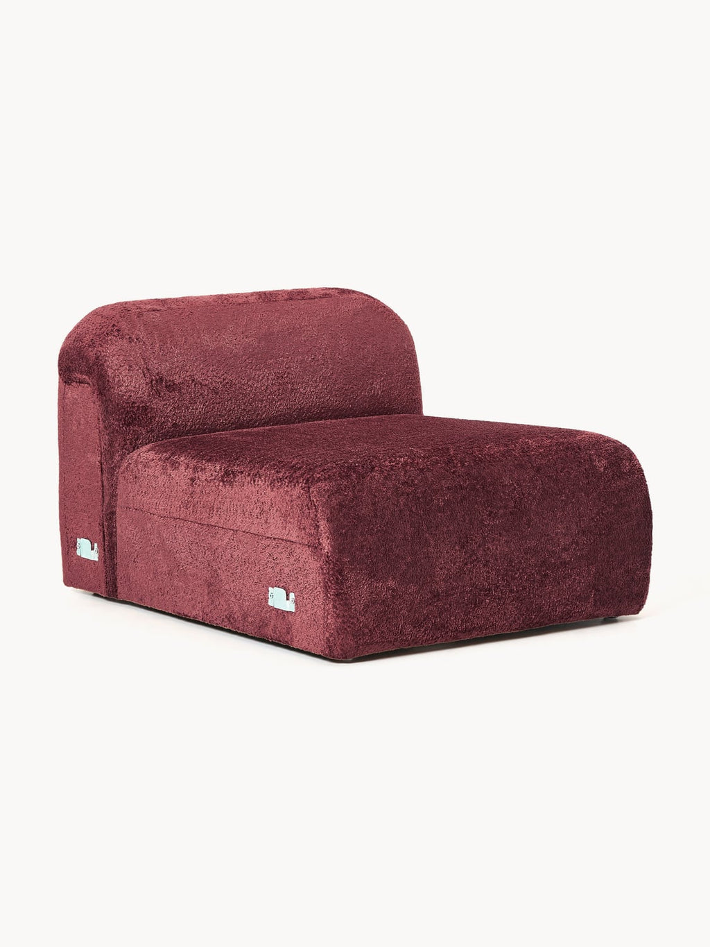 Wolke Teddy Bouclé Middle Module — Burgundy