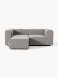 Lena Modular Bouclé Sofa (3-seater) with Ottoman (left/right) — Taupe