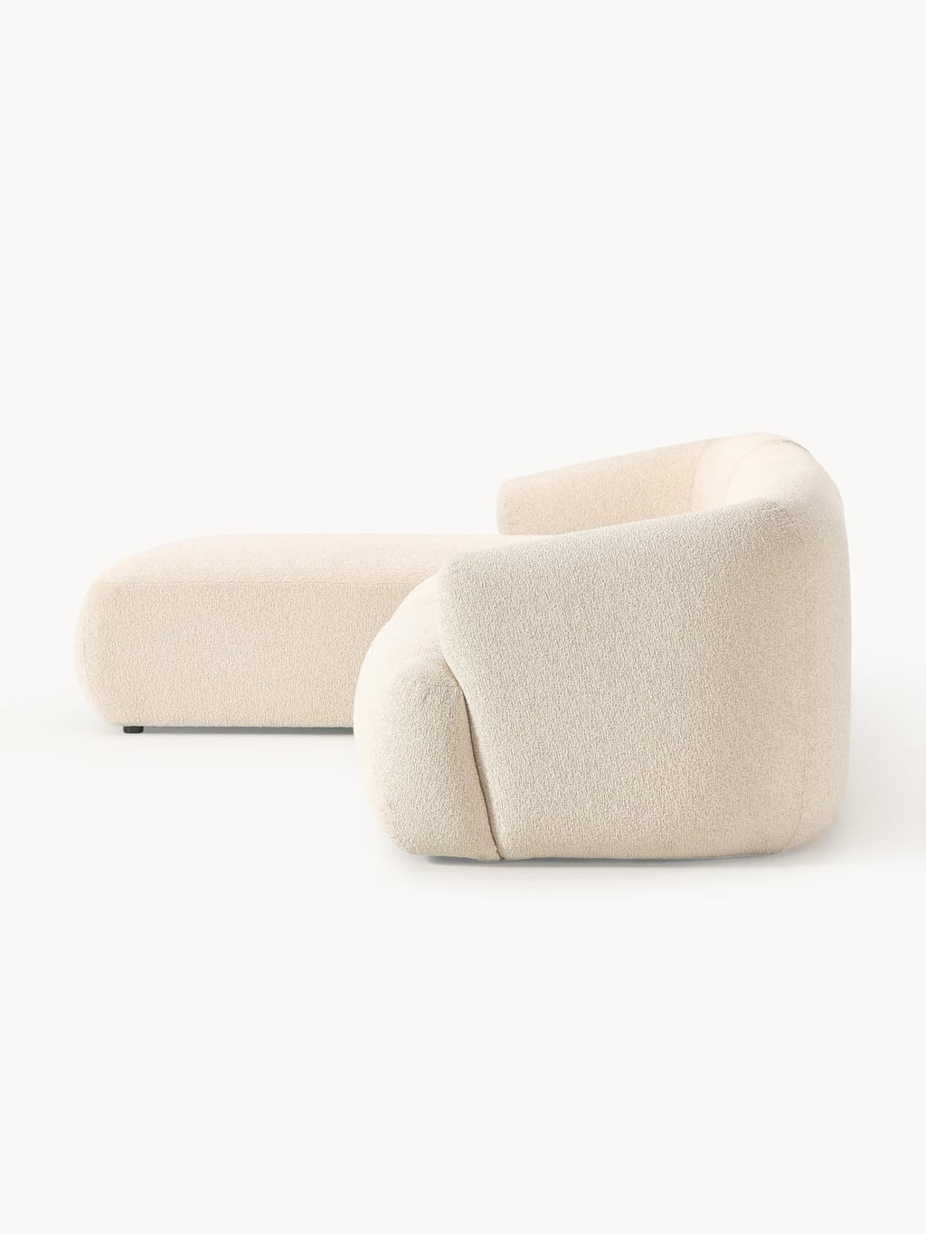 Sofia Modular Bouclé Corner Sofa (3-seater) — Blush