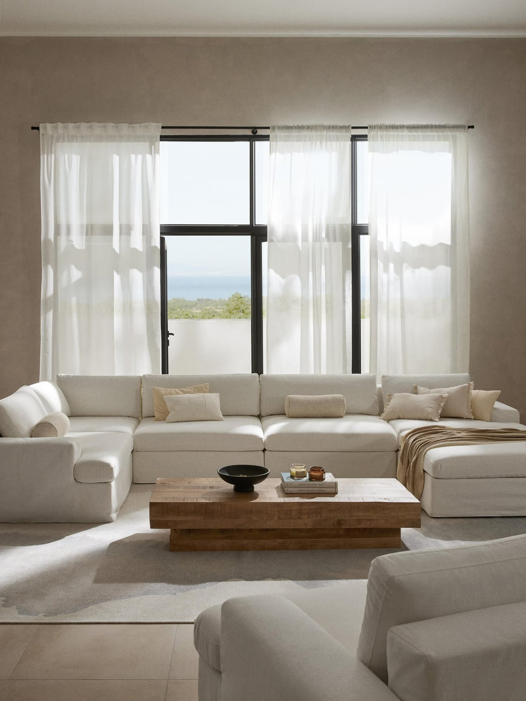 Russell Modular XL Sofa with removable covers — Ivory
