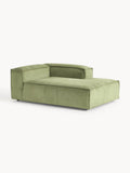 Lennon Ottoman Corner Module in Corduroy — Mushroom