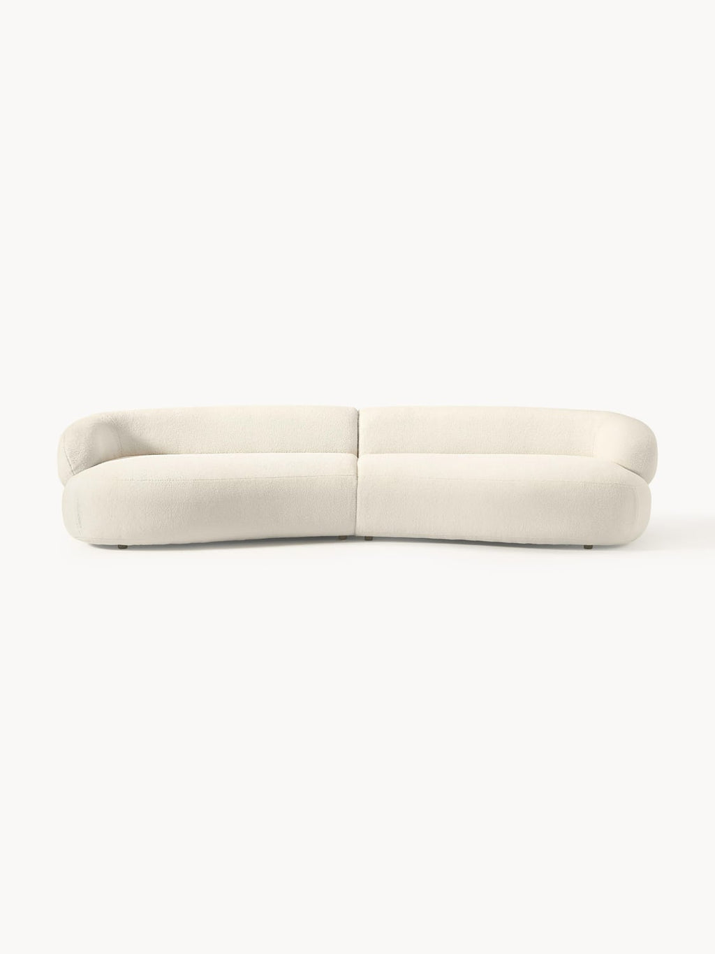 Alba Sofa (4-seater) in Teddy Faux Fur