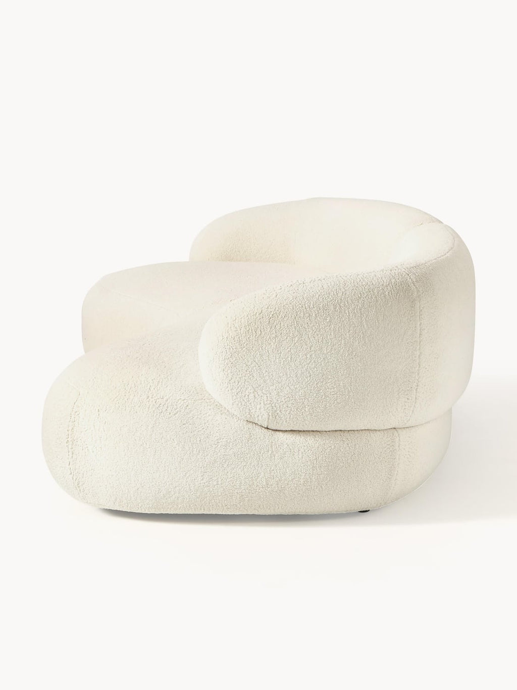 Alba Sofa (4-seater) in Teddy Faux Fur