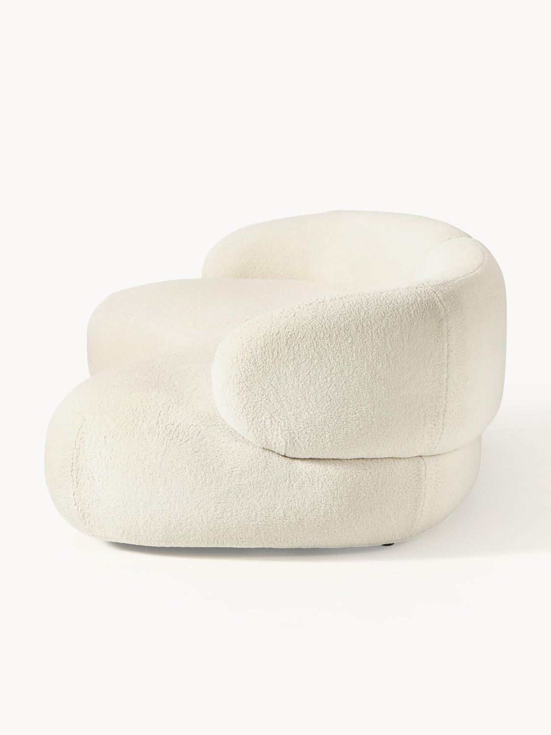 Alba Sofa (4-seater) in Teddy Faux Fur