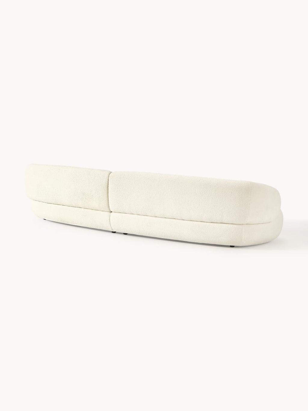 Alba Sofa (4-seater) in Teddy Faux Fur