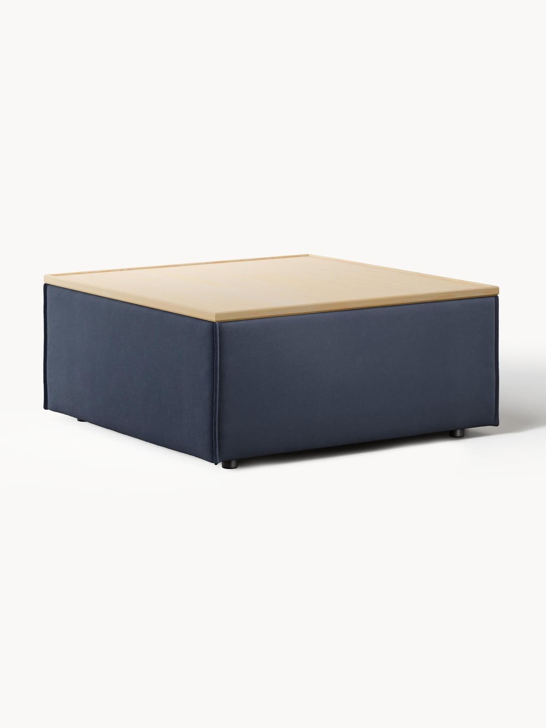 Lennon Sofa Ottoman with Storage — Slate Grey