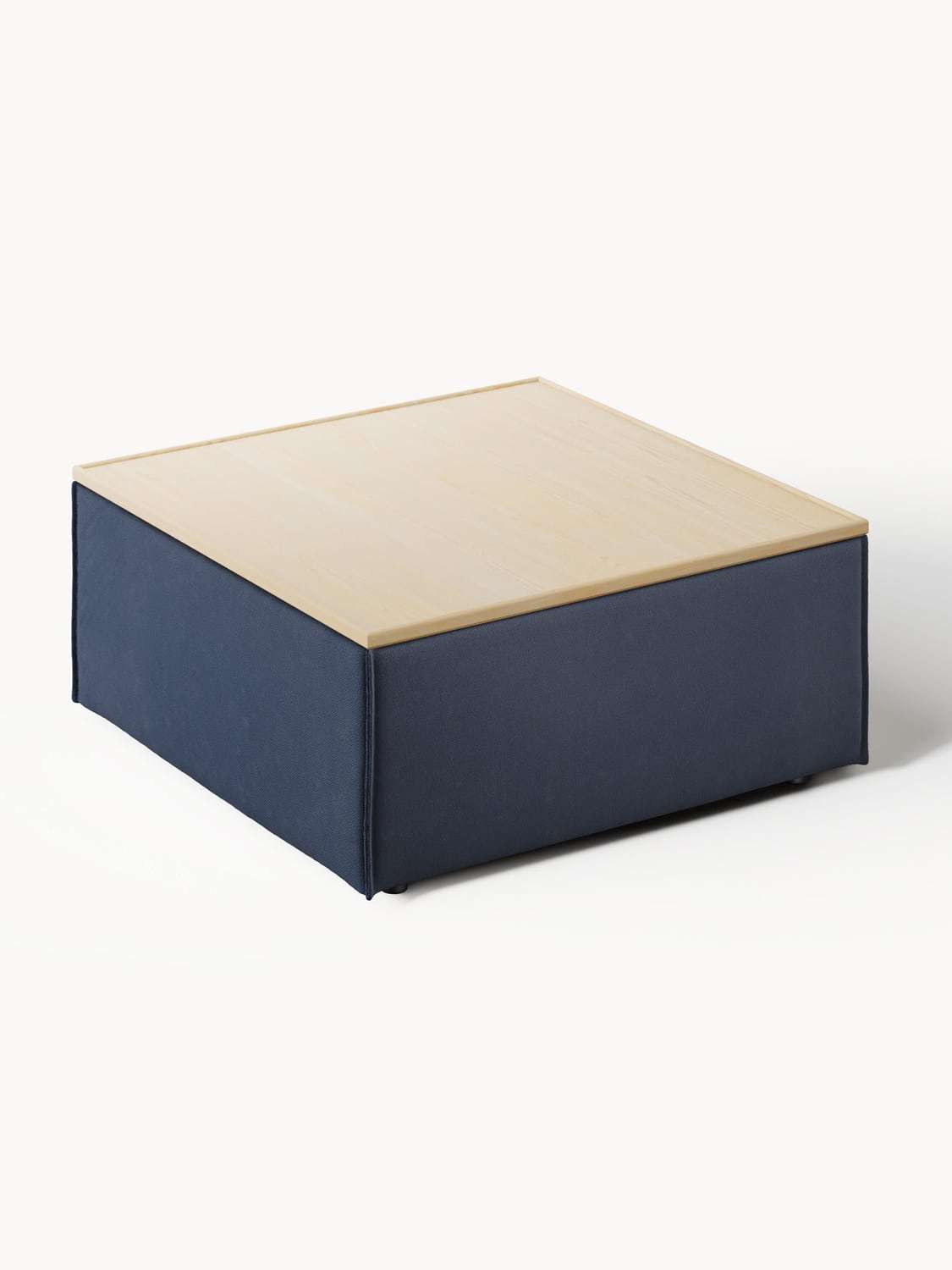 Lennon Sofa Ottoman with Storage — Slate Grey