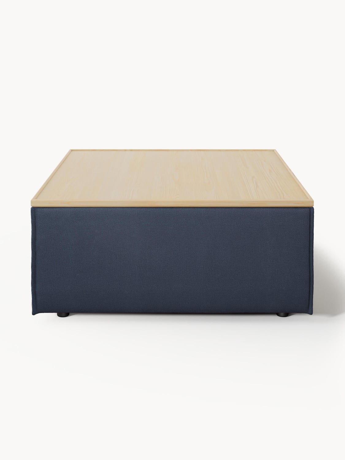 Lennon Sofa Ottoman with Storage — Slate Grey