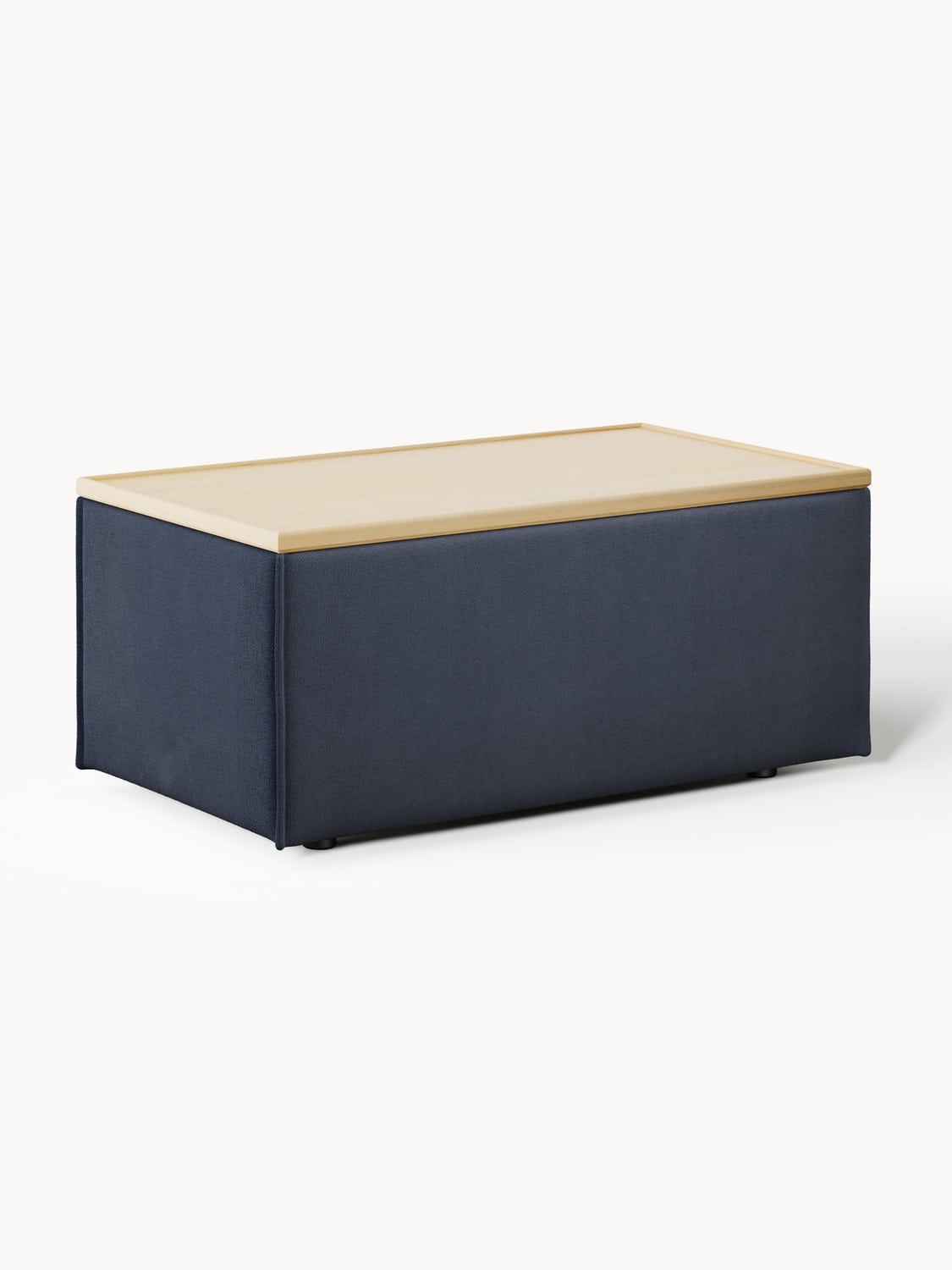 Lennon Sofa Ottoman with Storage — Storm Grey