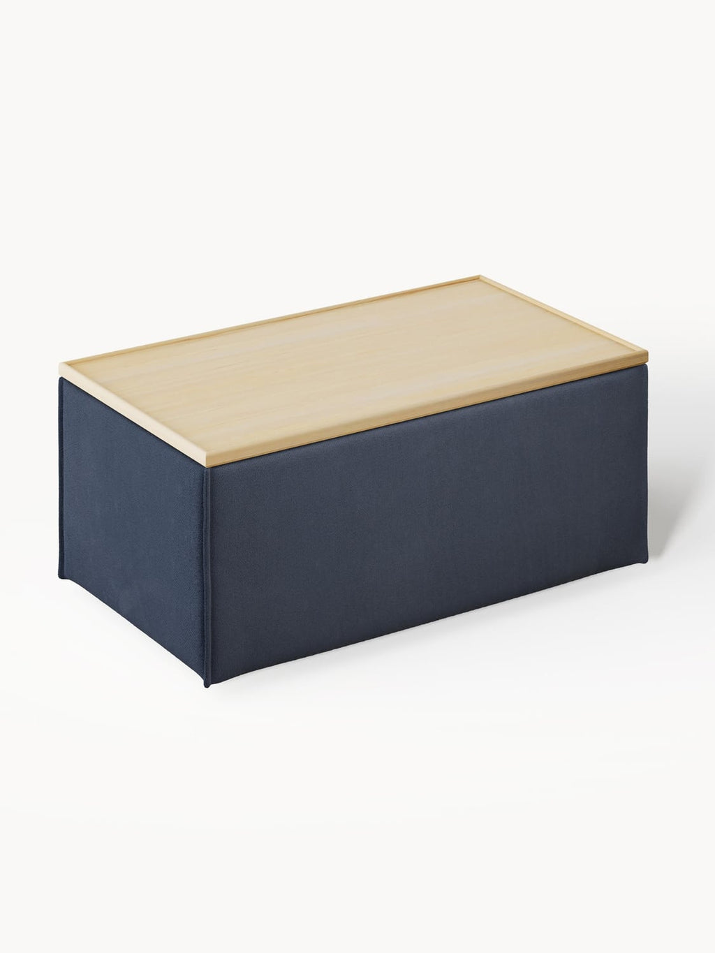 Lennon Sofa Ottoman with Storage — Storm Grey