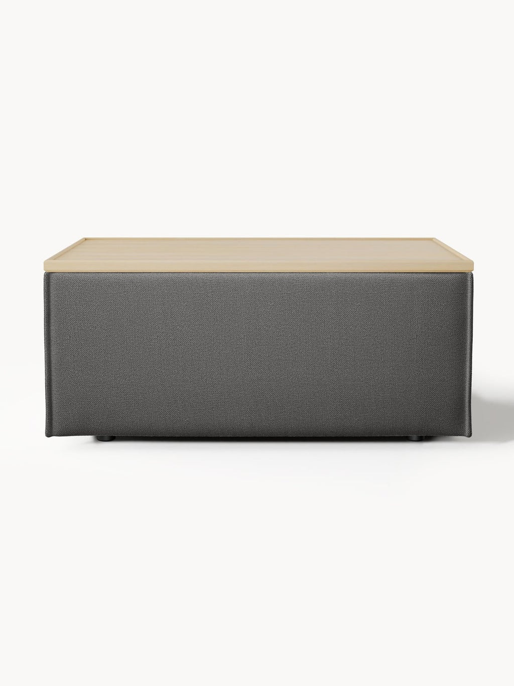 Lennon Sofa Ottoman with Storage — Shadow Grey