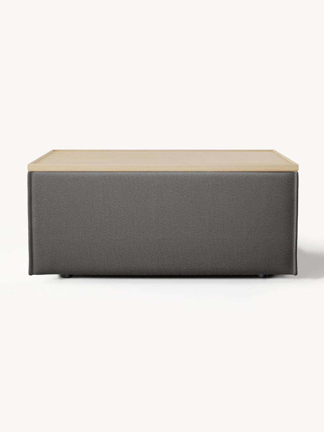 Lennon Sofa Ottoman with Storage — Shadow Grey