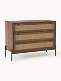 Vienna Chest of Drawers with Viennese Cane — Camel