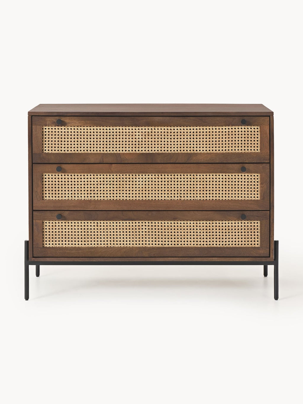 Vienna Chest of Drawers with Viennese Cane — Camel