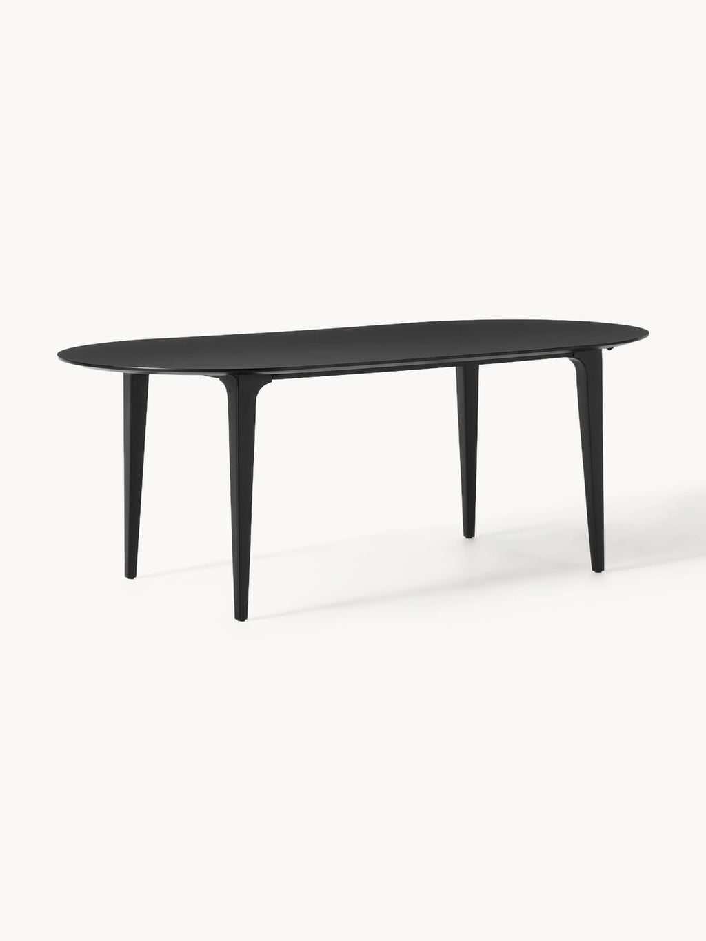 Archie Oval Dining Table in Solid Mango Wood, 200 x 100 cm