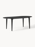 Archie Oval Dining Table in Solid Mango Wood, 200 x 100 cm