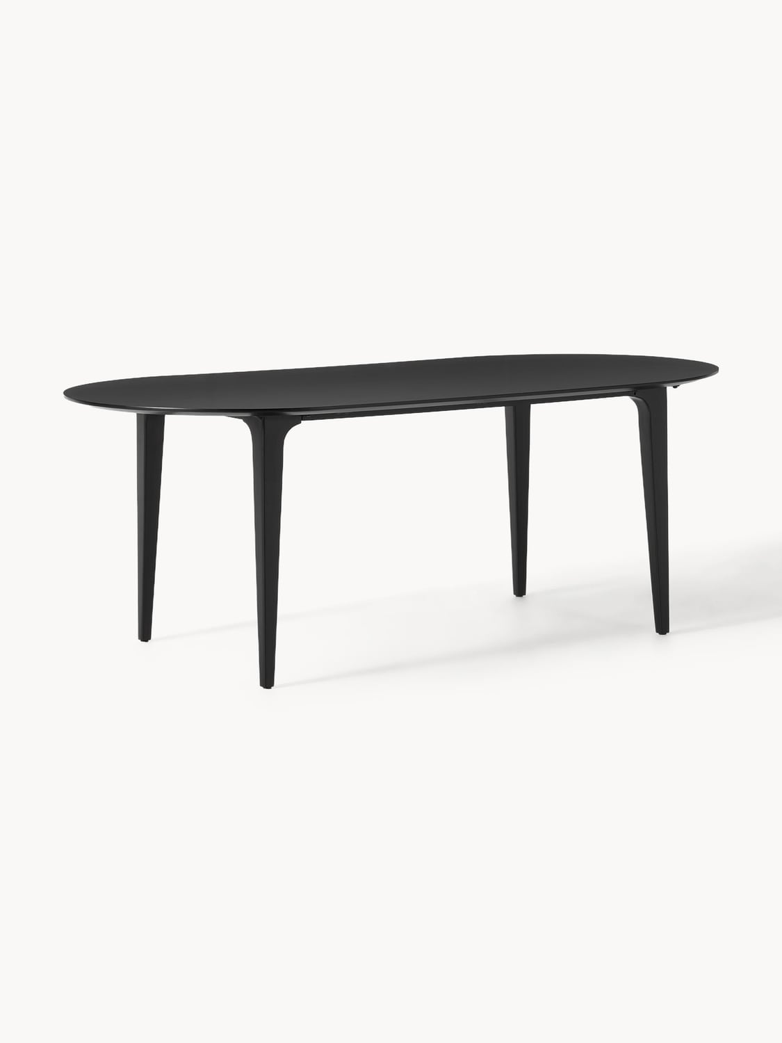Archie Oval Dining Table in Solid Mango Wood, 200 x 100 cm
