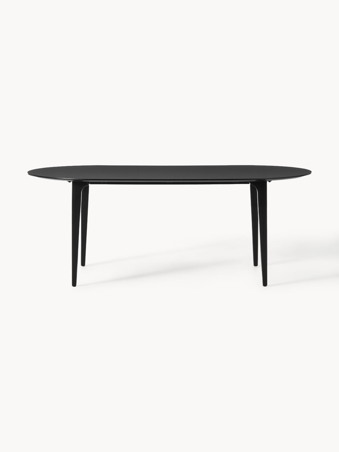 Archie Oval Dining Table in Solid Mango Wood, 200 x 100 cm