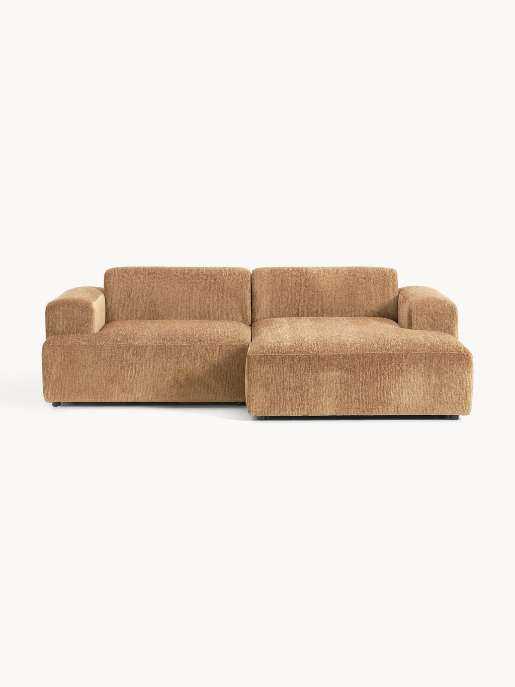 Melva Corner Sofa (3-seater) — Camel