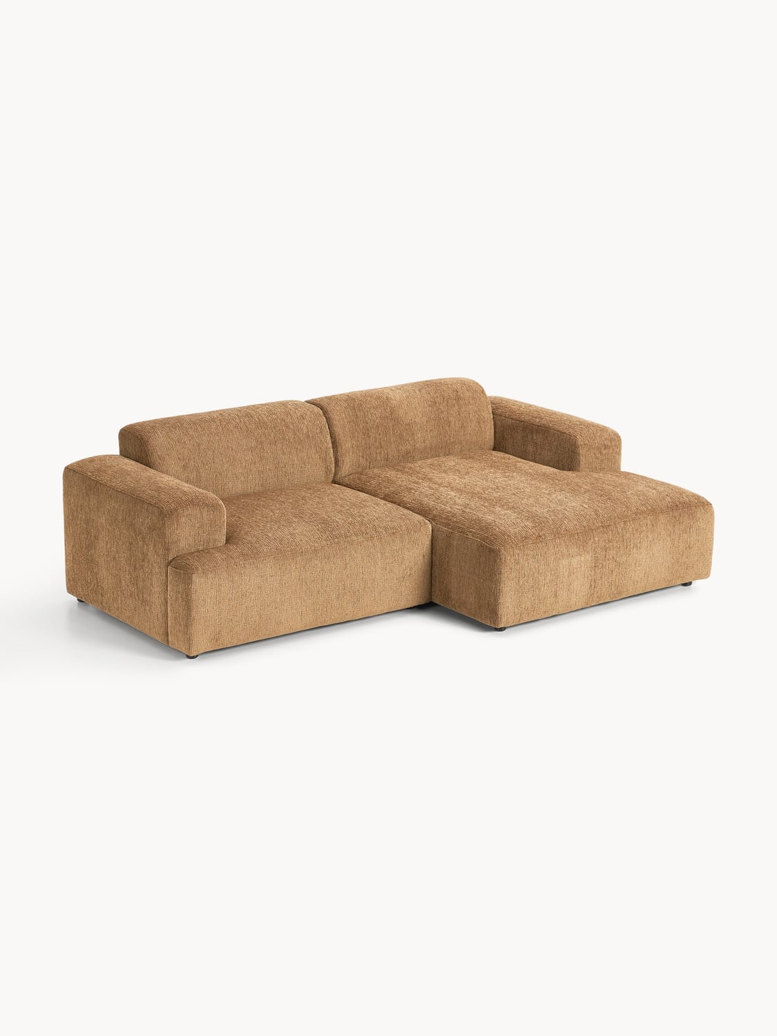 Melva Corner Sofa (3-seater) — Camel