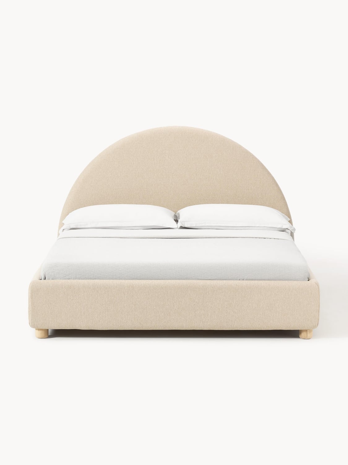 Ebba Upholstered Bed — Blush