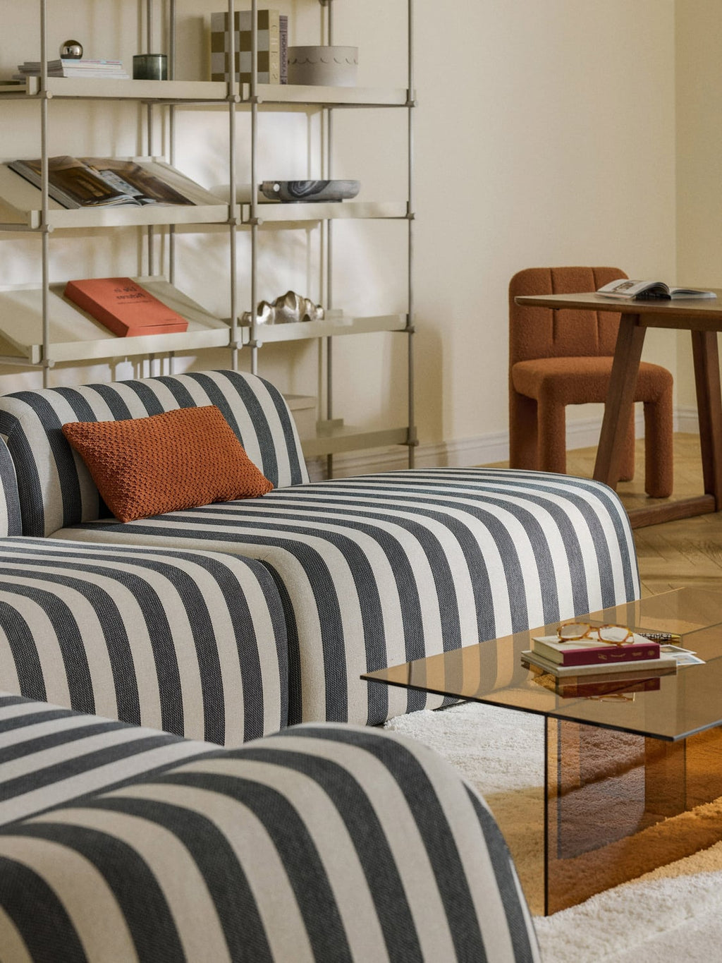 Wolke Striped Chaise