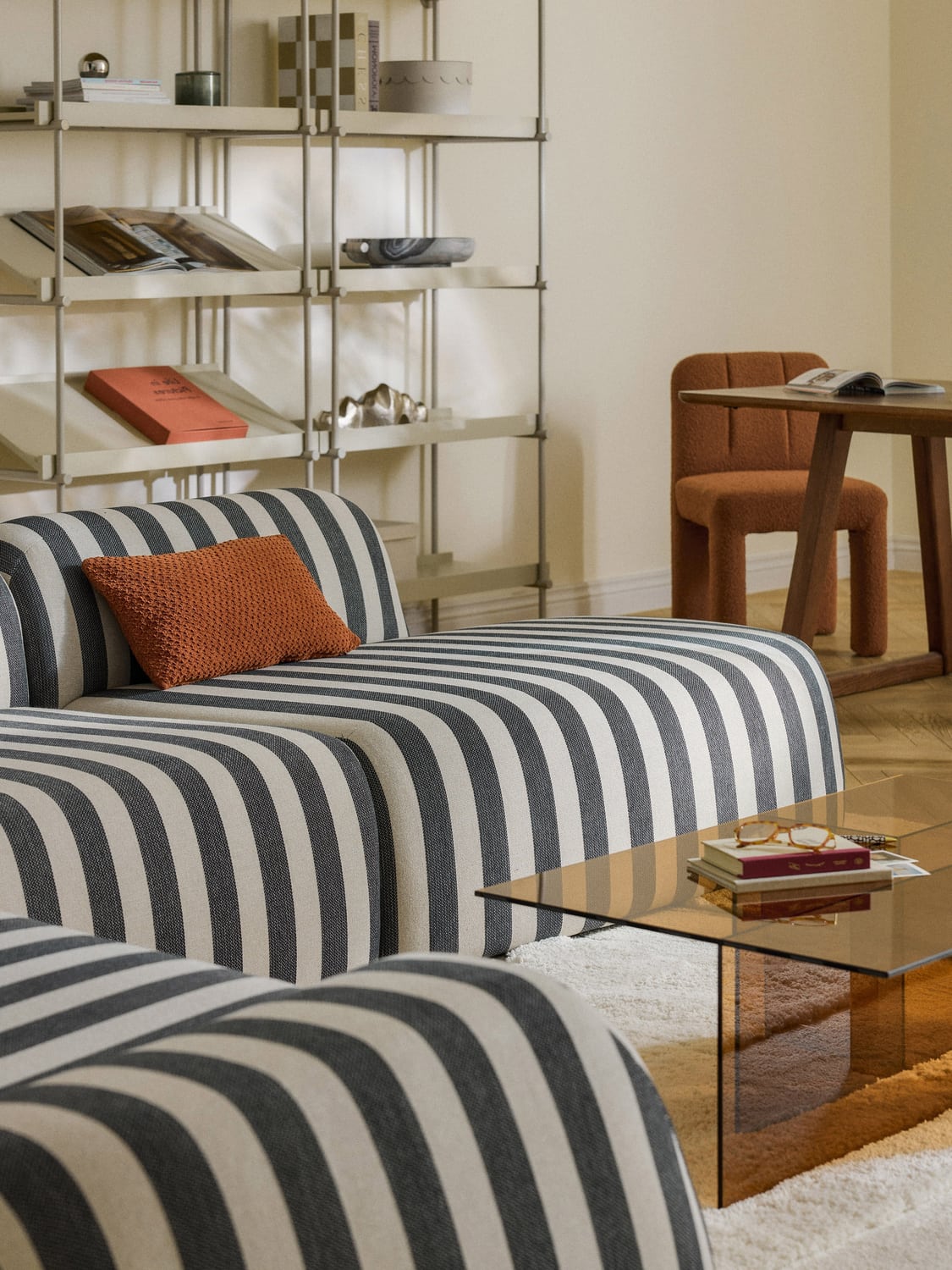 Wolke Striped Chaise