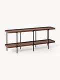 Renee Low Wooden Shelving Unit — Taupe