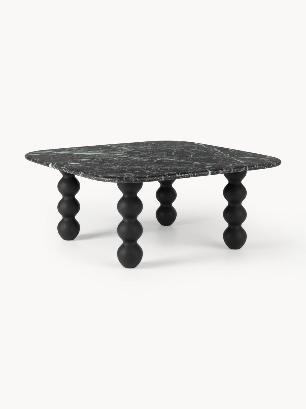 Lyndi Marble-Coffee Table with Oak Legs — Taupe