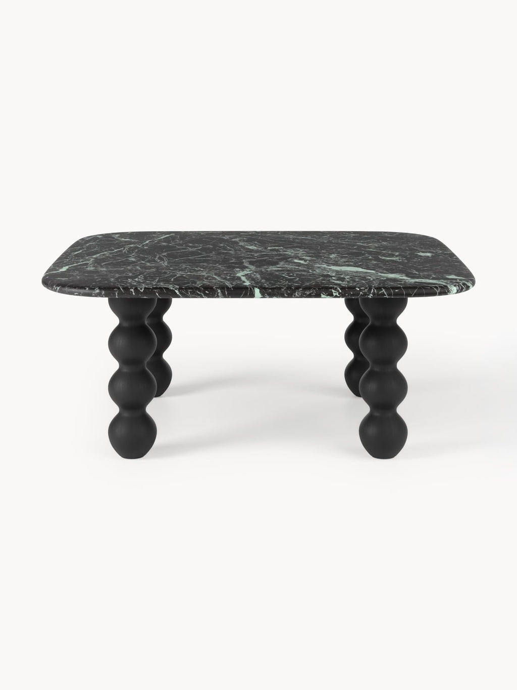 Lyndi Marble-Coffee Table with Oak Legs — Taupe