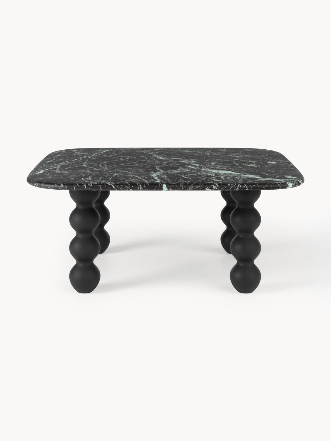 Lyndi Marble-Coffee Table with Oak Legs — Taupe
