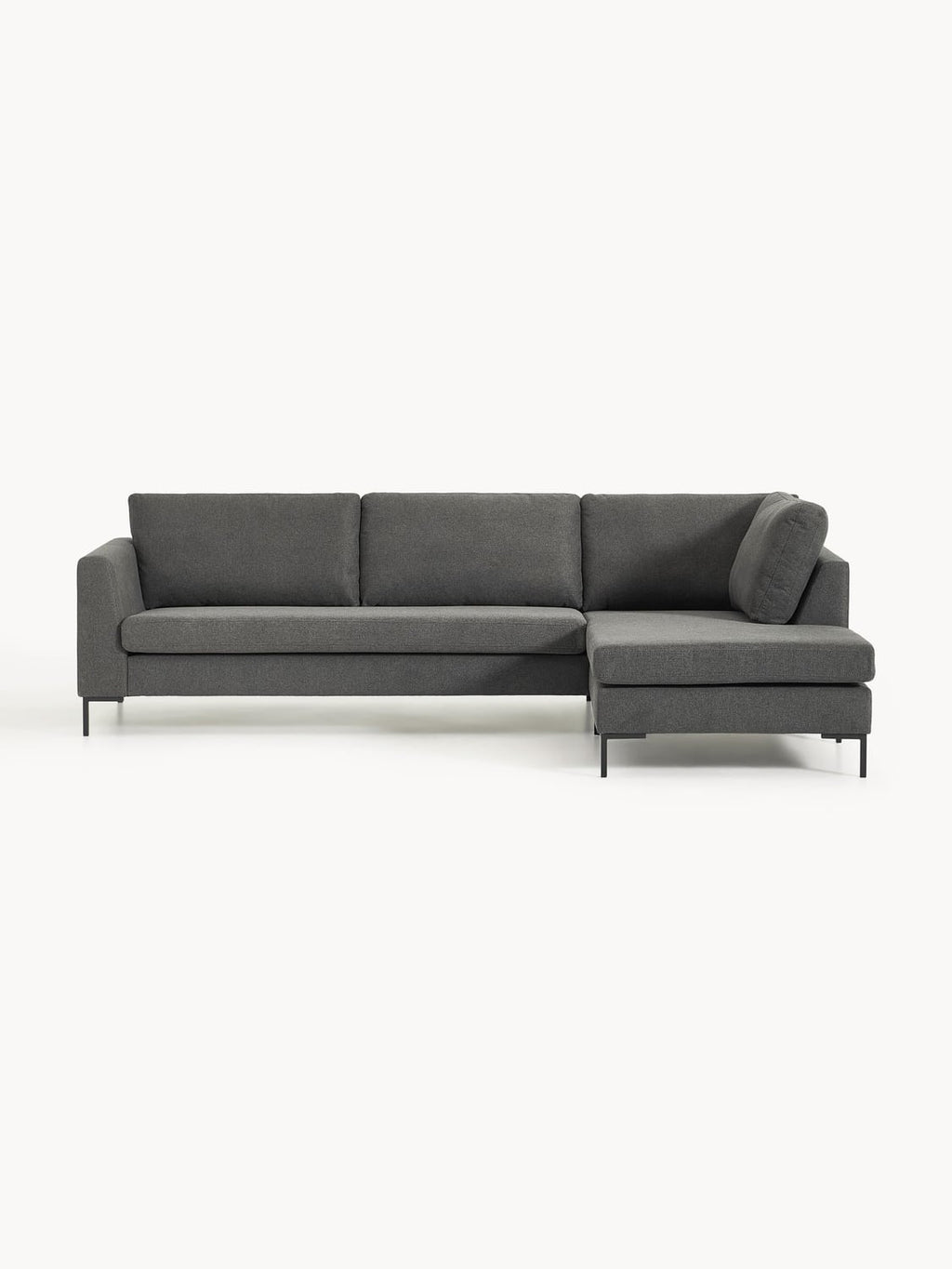 Luna Corner Sofa — Dark Grey