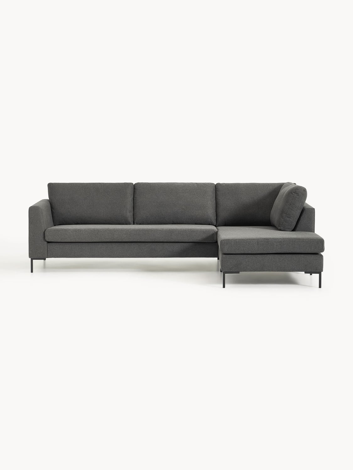 Luna Corner Sofa — Dark Grey