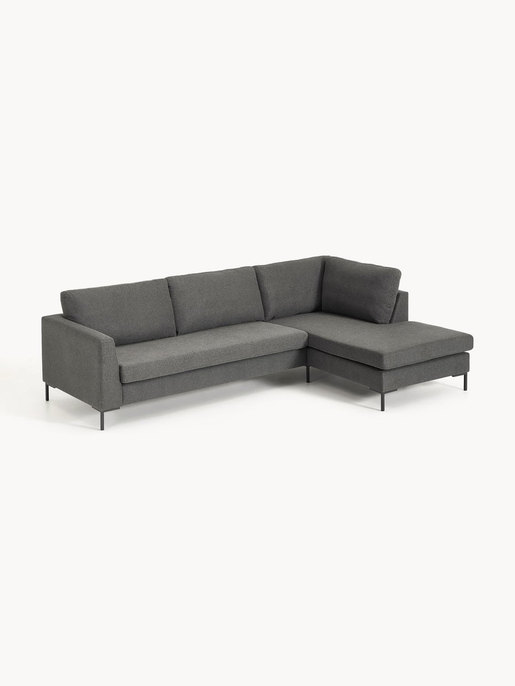 Luna Corner Sofa — Dark Grey