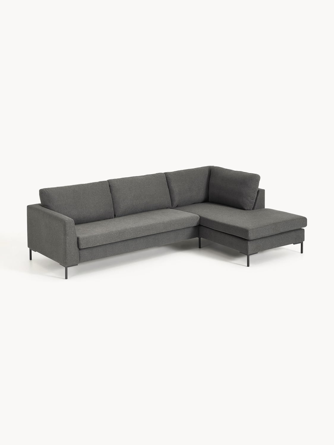 Luna Corner Sofa — Dark Grey