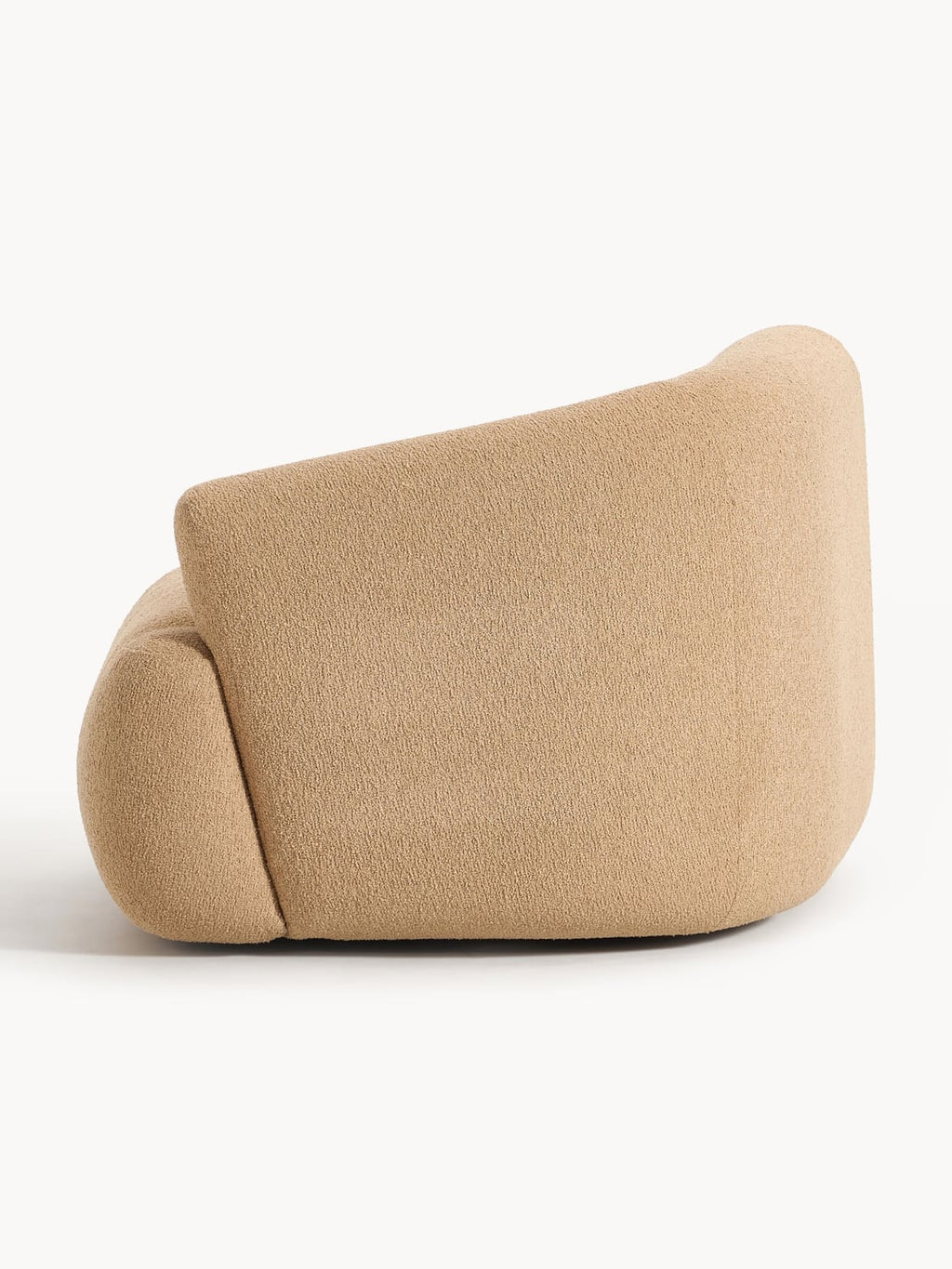 Sofia Bouclé Corner Module — Warm Grey