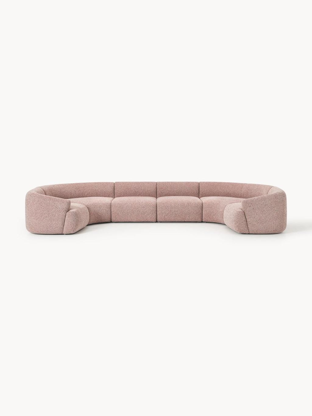 Sofia Modular Bouclé XL Sofa — Pink