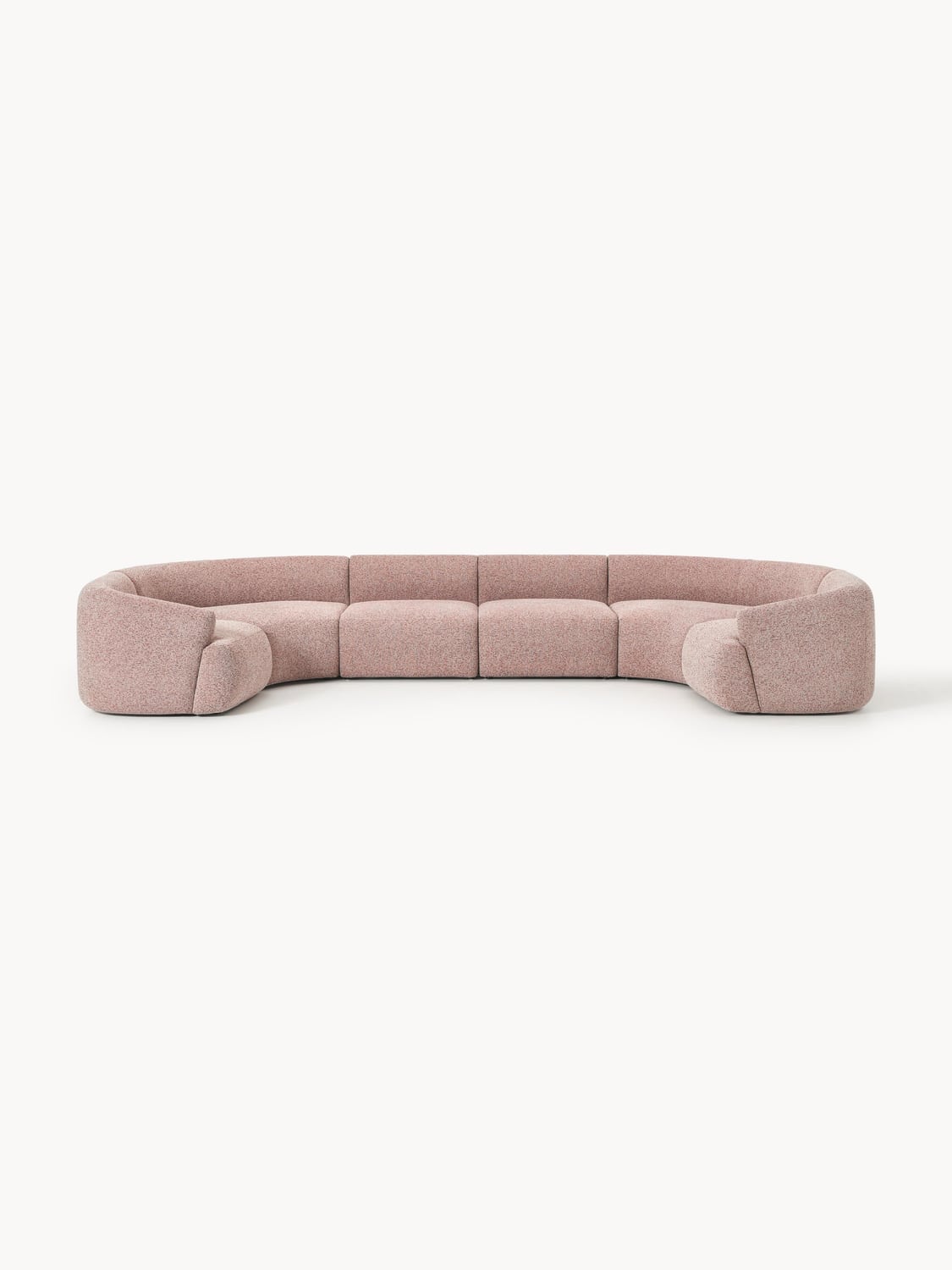 Sofia Modular Bouclé XL Sofa — Pink