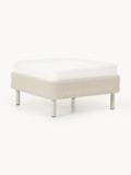 Hani Garden Sofa Ottoman with Protective Cover — Off-White