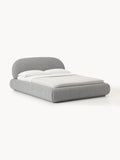 Alba Bouclé Upholstered Bed — Lilac
