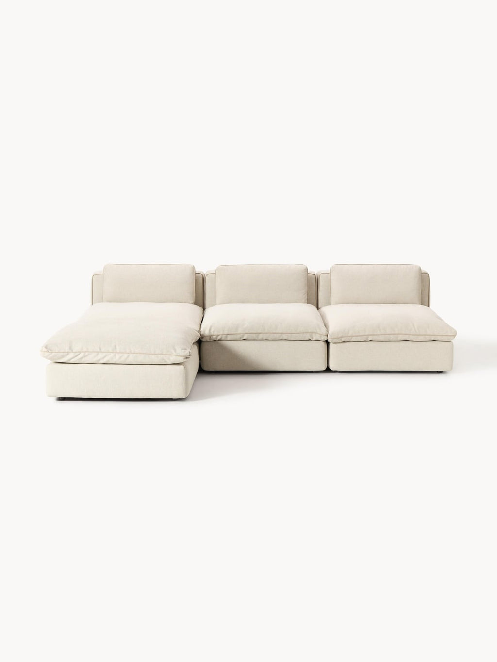 Felix Modular XL Sofa with Ottoman (left/right) — Light Grey