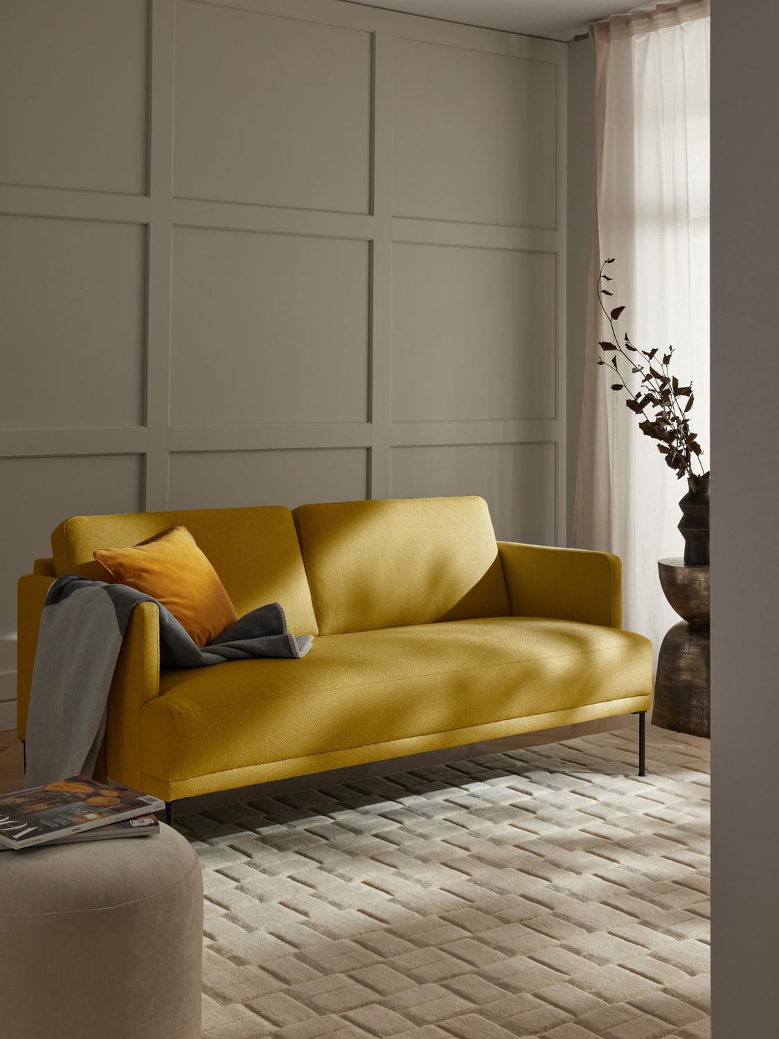 Fluente Sofa (2-seater) — Camel