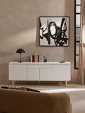 Elona Wooden Sideboard — Taupe